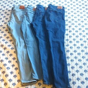 4 pair for $60 - Women's Levis 711 skinny Jeans
